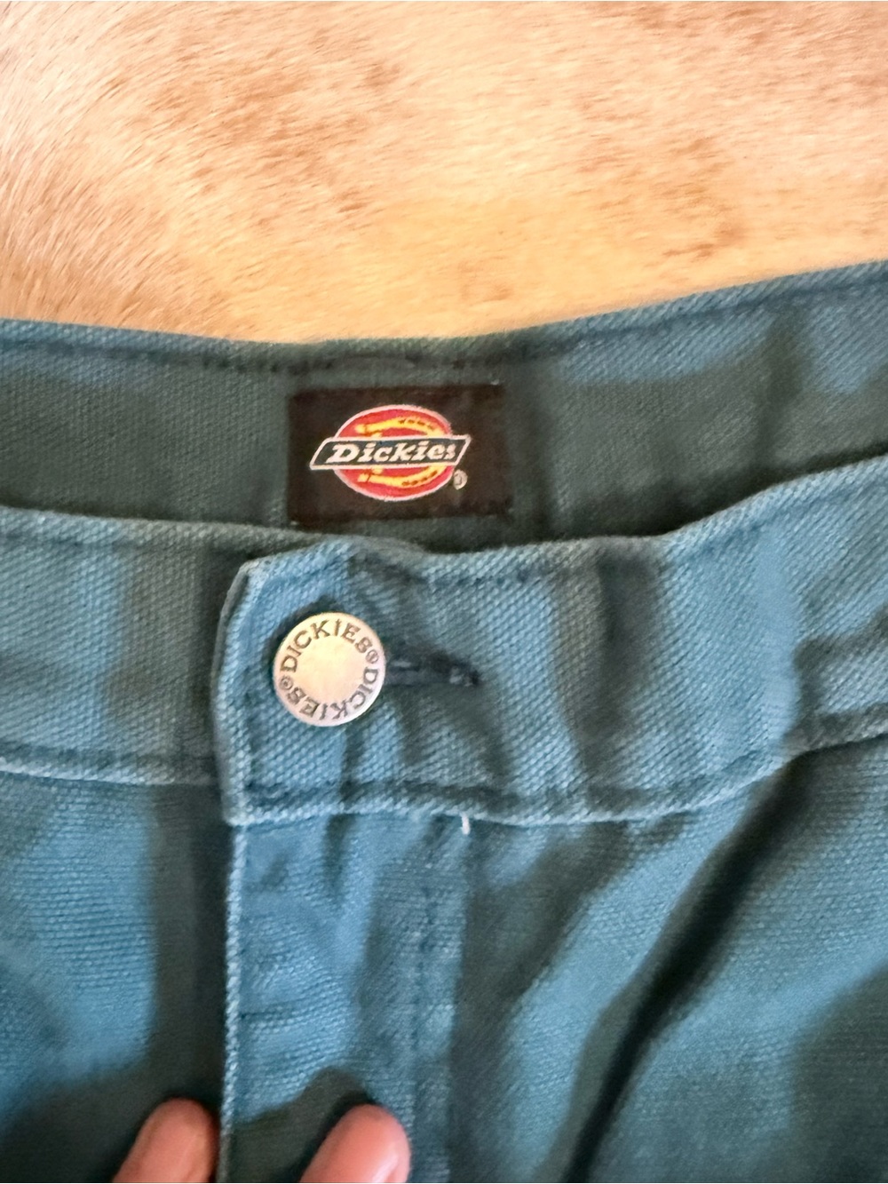 Dickies Men's Straight Jeans Teal Green